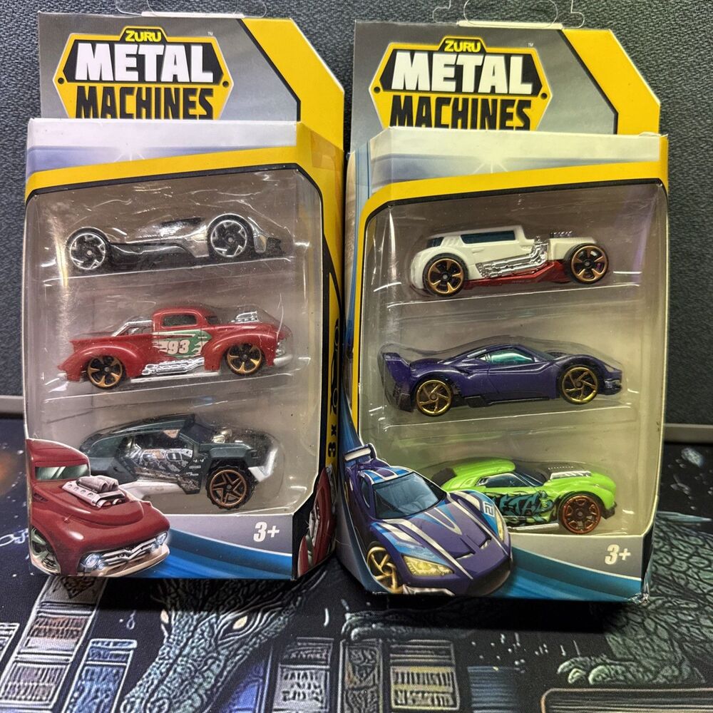 Zuru Metal Machines Die Cast Custom Cars 1:64 3 Pack X2